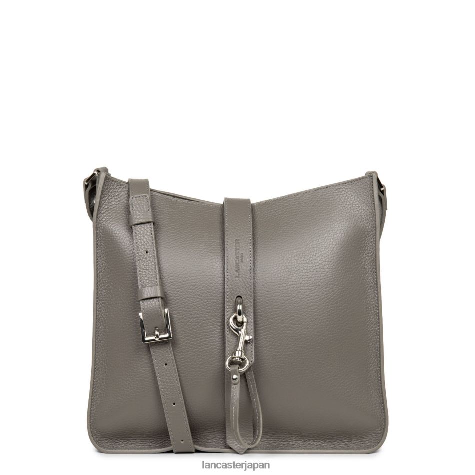 バッグ Lancaster Paris ラージ クロスボディバッグ フーロン ダブルフック グリ・イン・ヴェール パオン 女性 VB8ZLR1543