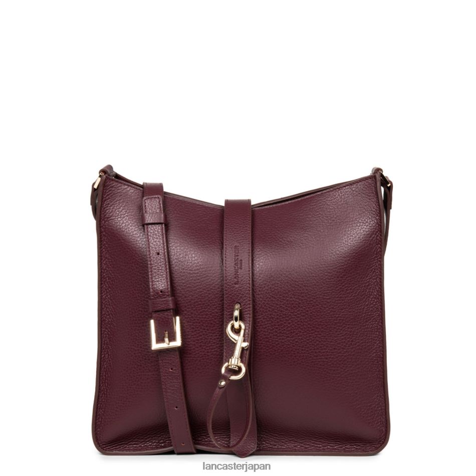 バッグ Lancaster Paris ラージ クロスボディバッグ フーロン ダブルフック ポアプレインフクシア 女性 VB8ZLR1544
