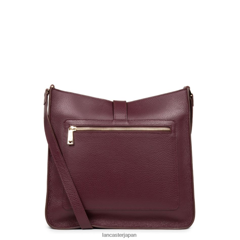 バッグ Lancaster Paris ラージ クロスボディバッグ フーロン ダブルフック ポアプレインフクシア 女性 VB8ZLR1544