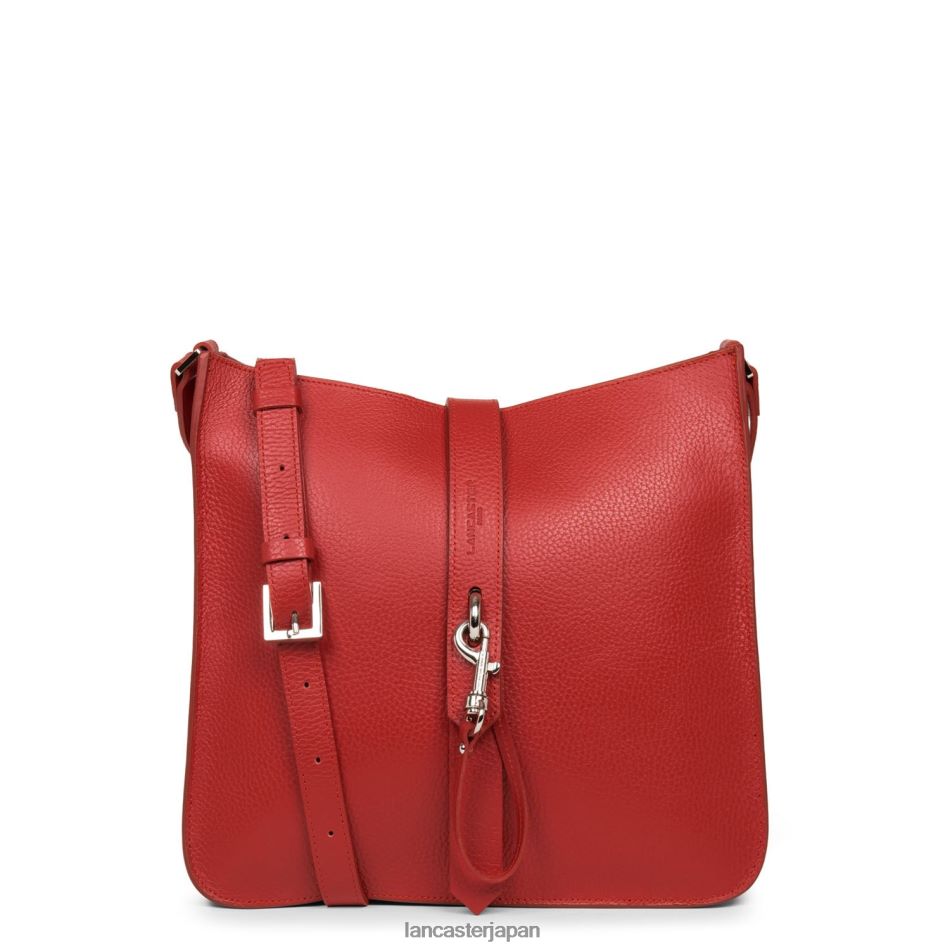 バッグ Lancaster Paris ラージ クロスボディバッグ フーロン ダブルフック ルージュ・イン・プードル 女性 VB8ZLR1545