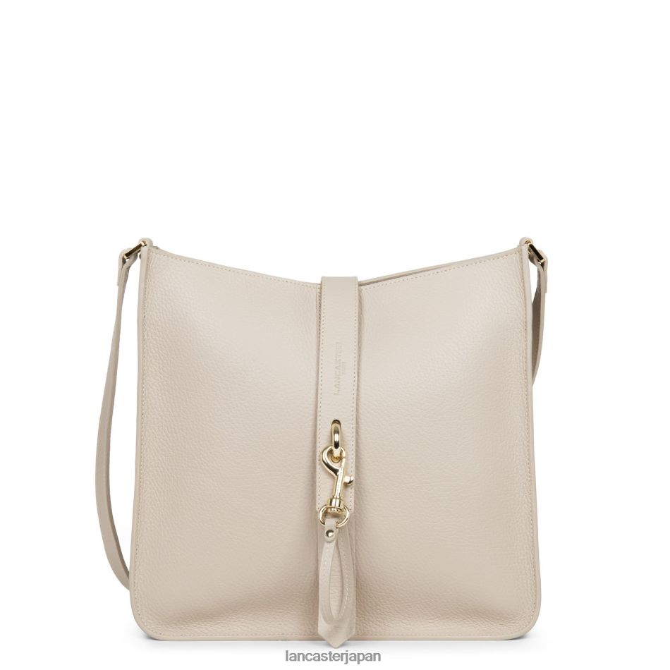 バッグ Lancaster Paris ラージ クロスボディバッグ フーロン ダブルフック ベージュインオレンジ 女性 VB8ZLR1547