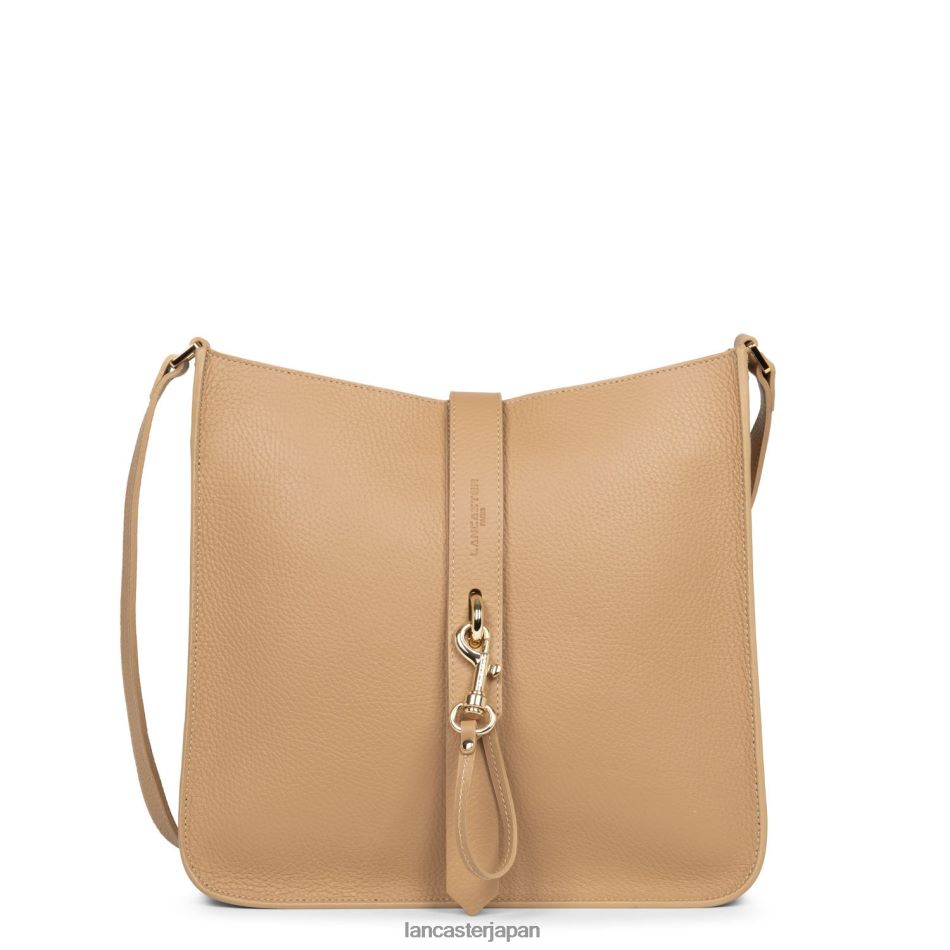バッグ Lancaster Paris ラージ クロスボディバッグ フーロン ダブルフック ナチュレルインベージュ 女性 VB8ZLR1552