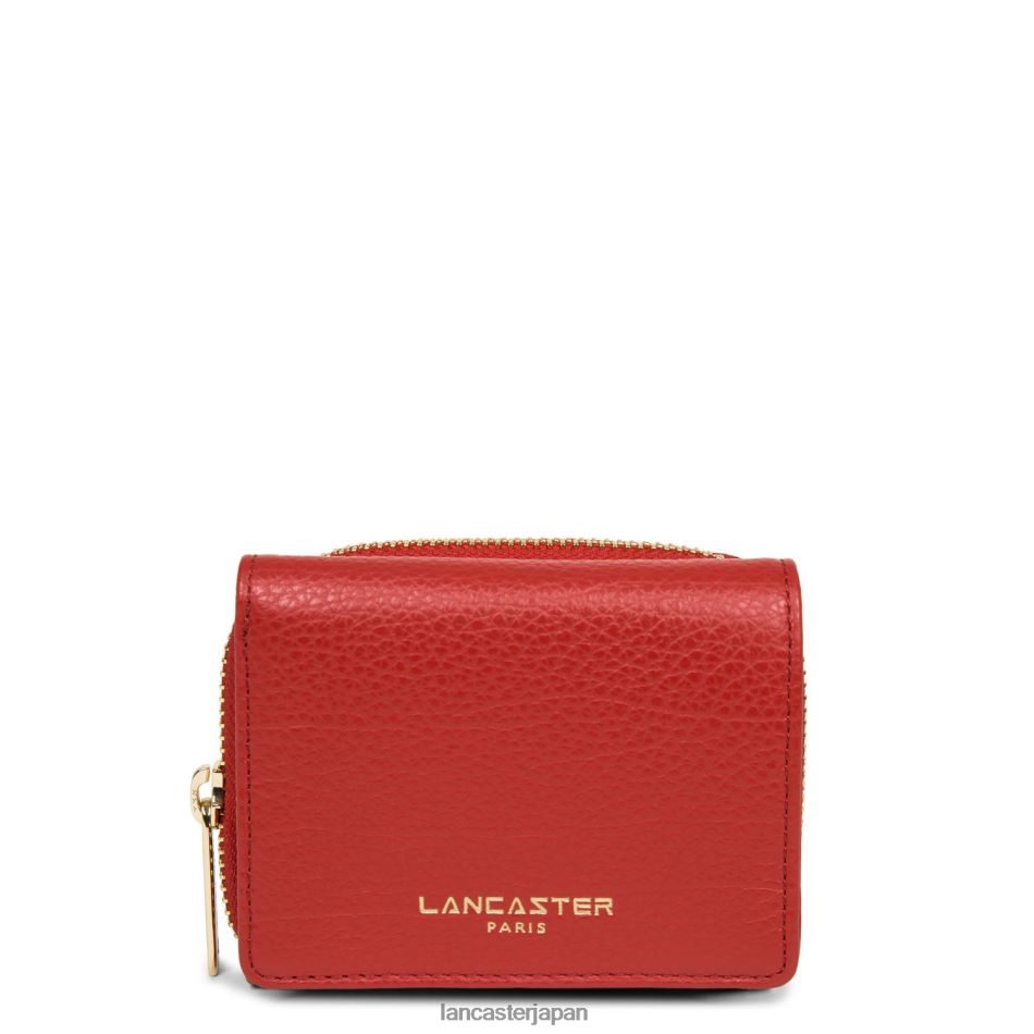 バッグ Lancaster Paris ミニ連続財布デューン ルージュ 女性 VB8ZLR172