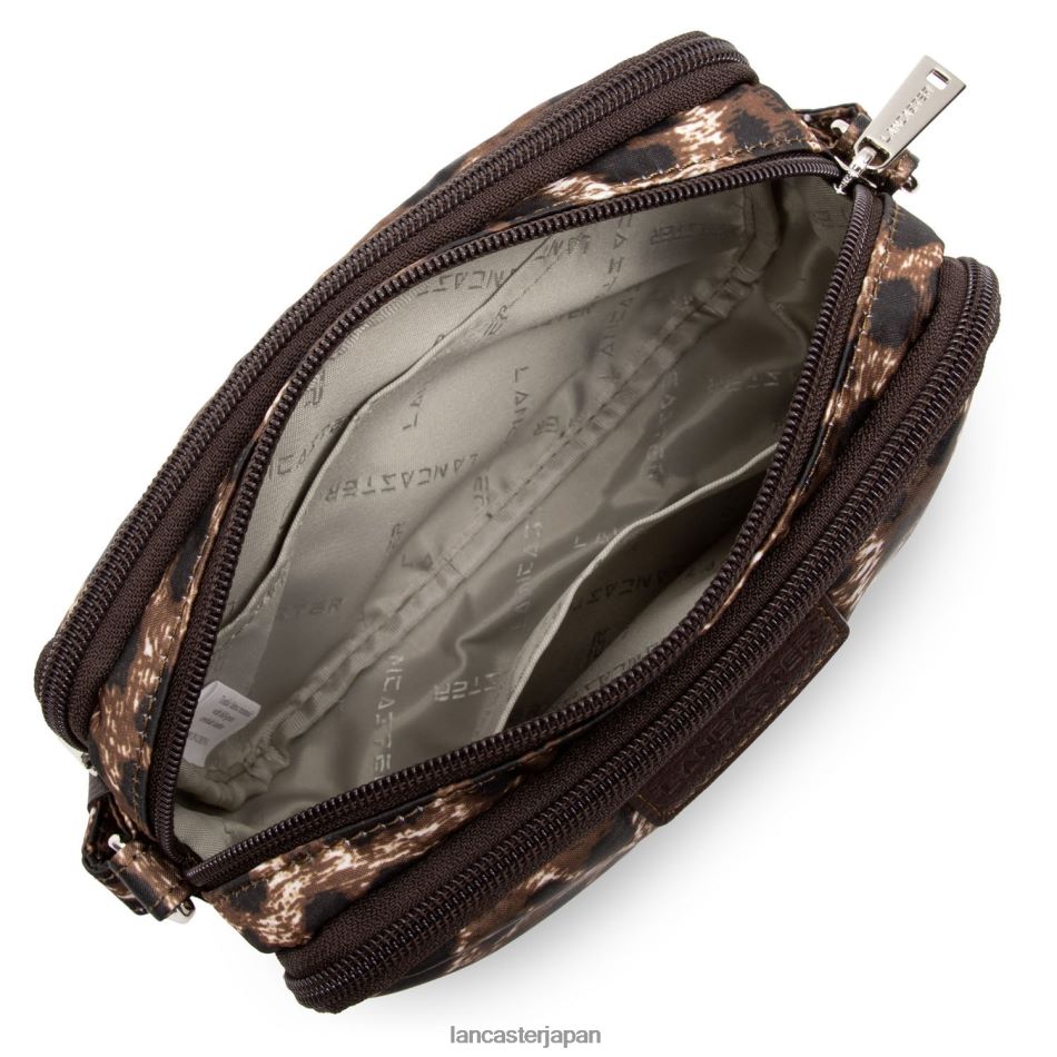 バッグ Lancaster Paris クロスボディバッグ ベーシックスポーツスタイル マロンヒョウ 女性 VB8ZLR1822