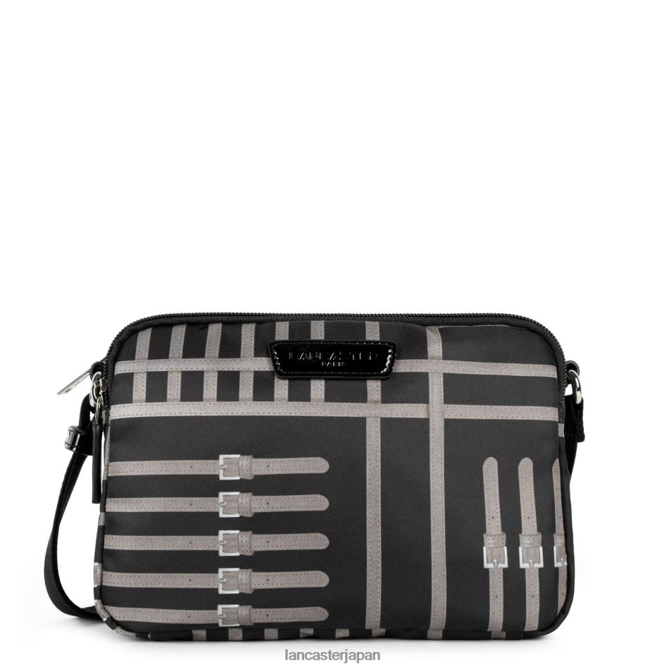 バッグ Lancaster Paris クロスボディバッグ ベーシック ヴェルニ ノワールトープ 女性 VB8ZLR1843