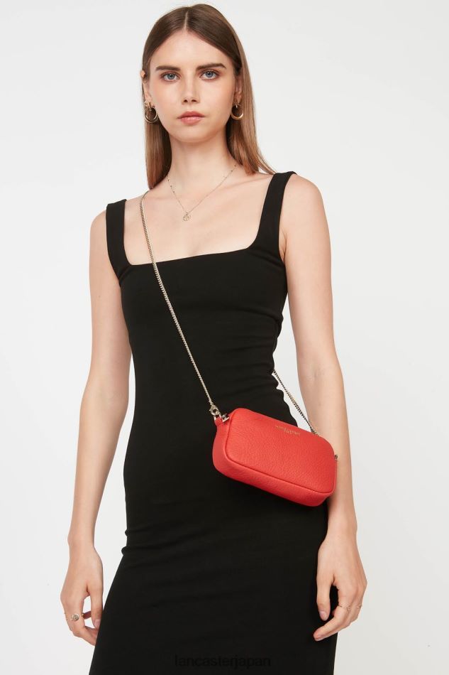 バッグ Lancaster Paris ミニクロスボディバッグ スタジオミミ ルージュ 女性 VB8ZLR18