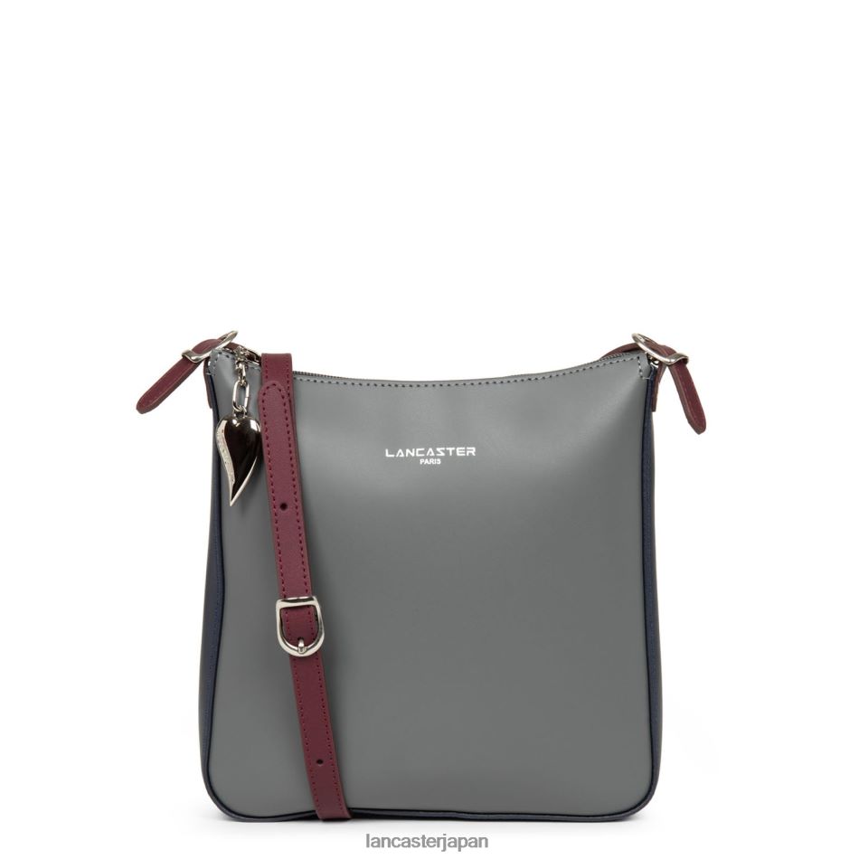 バッグ Lancaster Paris クロスボディバッグ スムース 新品 グリ ブルー フォンセ ボルドー 女性 VB8ZLR1918