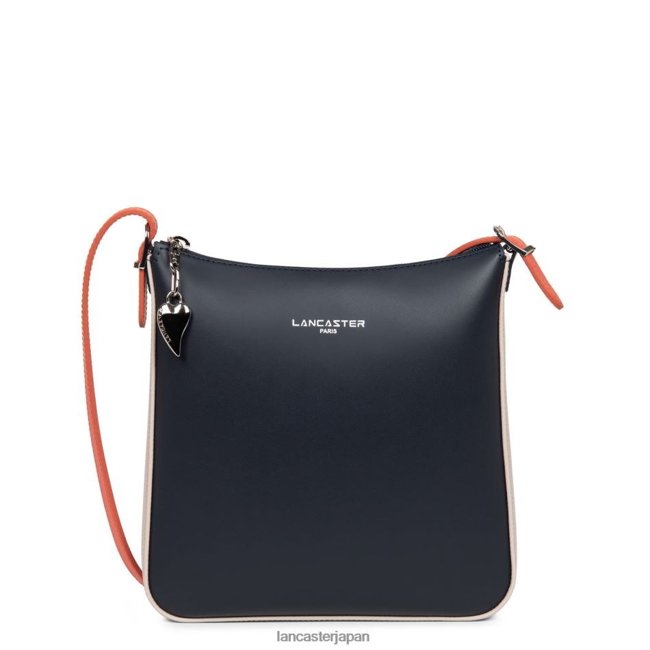 バッグ Lancaster Paris クロスボディバッグ スムース 新品 ブルー フォンセ ガレ ローズ パスク 女性 VB8ZLR1919