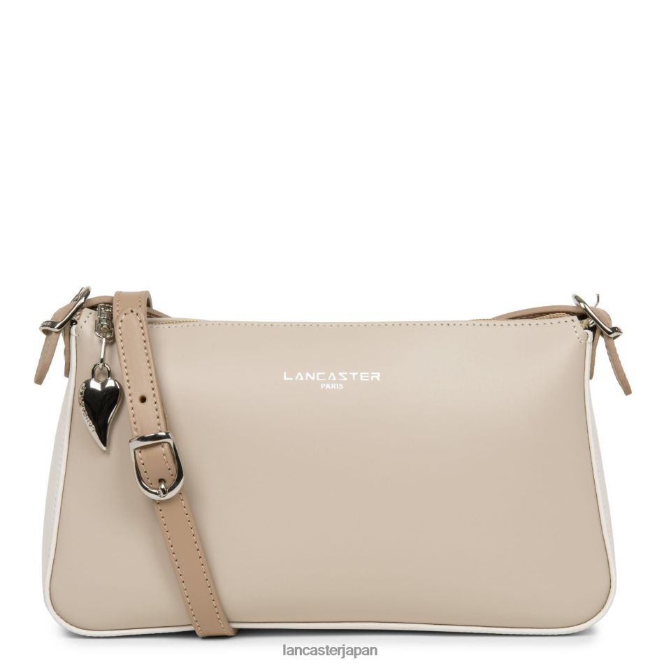 バッグ Lancaster Paris クロスボディバッグ スムース 新品 ガレ ローズ-エクリュ-ヌード 女性 VB8ZLR1976