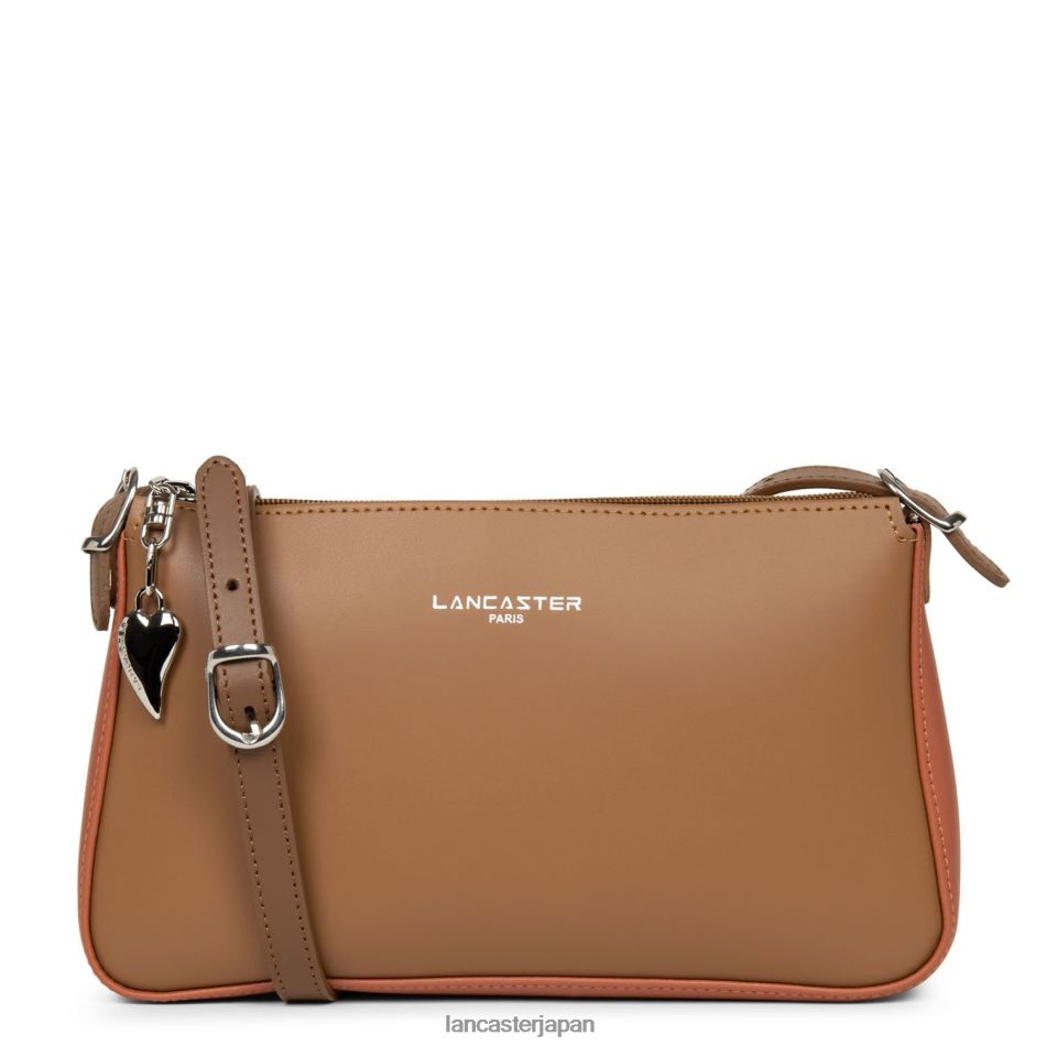 バッグ Lancaster Paris クロスボディバッグ スムース 新品 ラクダ・ポティロン・ビジョン 女性 VB8ZLR1977