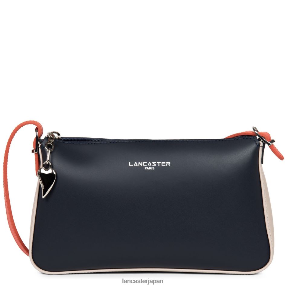 バッグ Lancaster Paris クロスボディバッグ スムース 新品 ブルー フォンセ ガレ ローズ パスク 女性 VB8ZLR1979