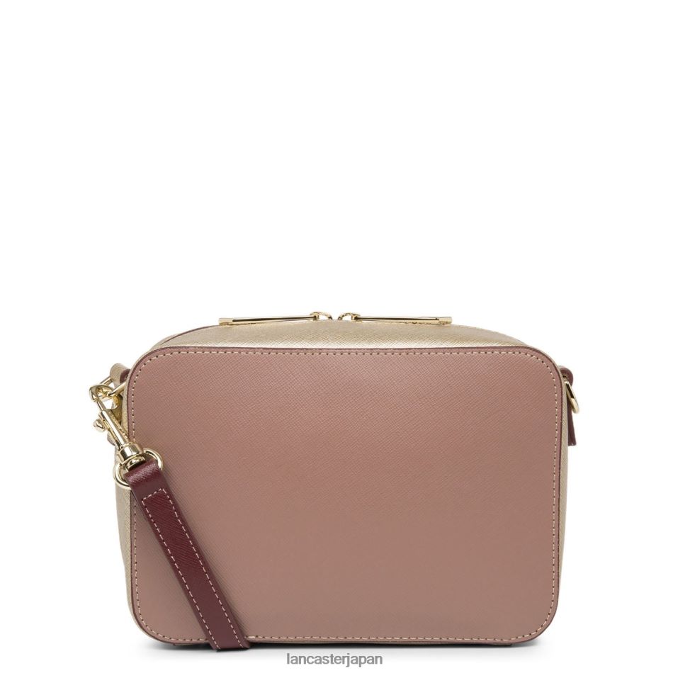 バッグ Lancaster Paris クロスボディバッグ サフィアーノ シグネチャー 新品 ローズ アンティーク シャンパン ボルドー 女性 VB8ZLR2098