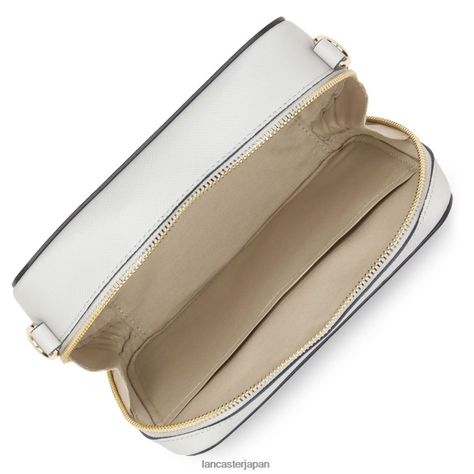 バッグ Lancaster Paris クロスボディバッグ サフィアーノ シグネチャー 新品 ブルー シアン グリ パール ブルー フォンセ 女性 VB8ZLR2104