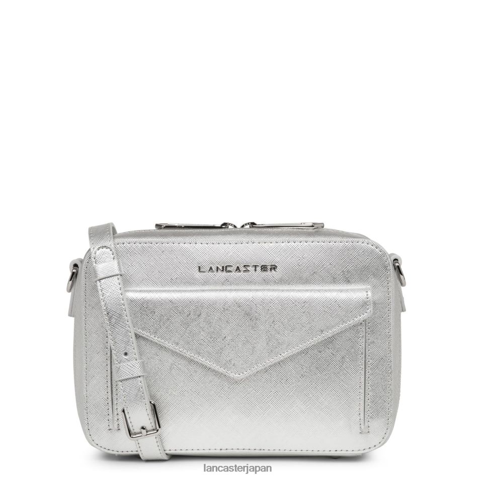 バッグ Lancaster Paris クロスボディバッグ サフィアーノ シグネチャー 新品 アージェント 女性 VB8ZLR2105