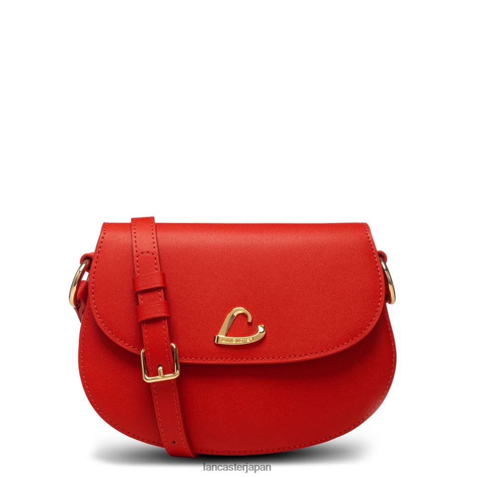 バッグ Lancaster Paris クロスボディバッグ シティフィロス 新品 朱色 女性 VB8ZLR2175