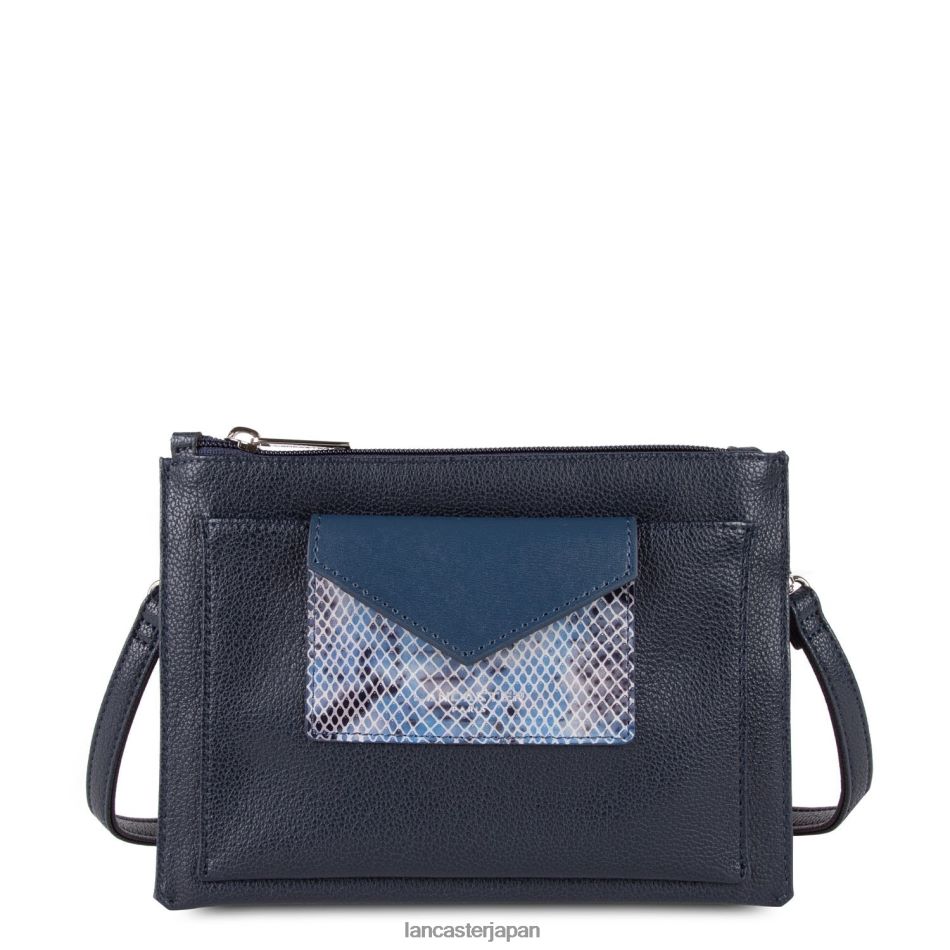 バッグ Lancaster Paris クロスボディバッグ マヤ 新品 ブルーフォンセパイソン 女性 VB8ZLR2321
