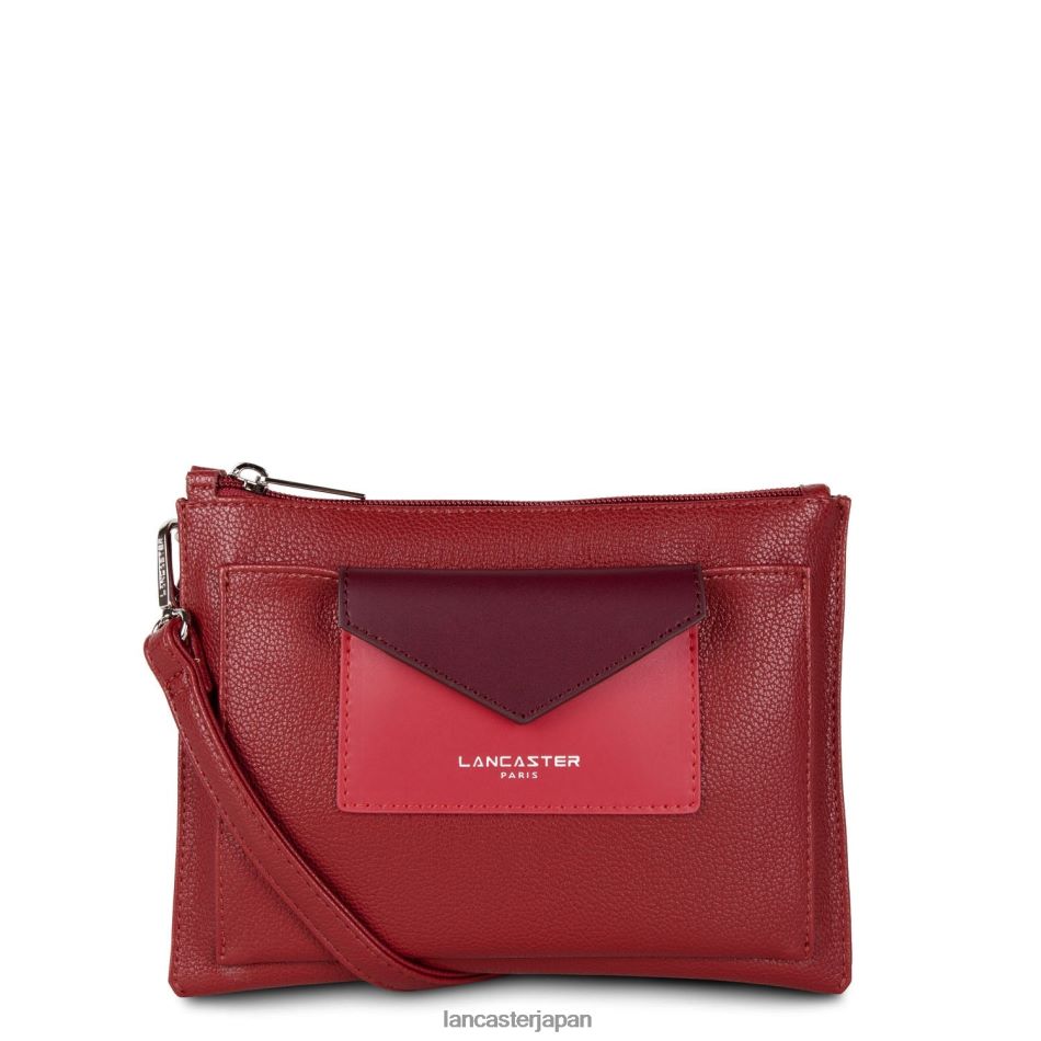 バッグ Lancaster Paris クロスボディバッグ マヤ 新品 カルミン・フランボワーズ・プールプレ 女性 VB8ZLR2327