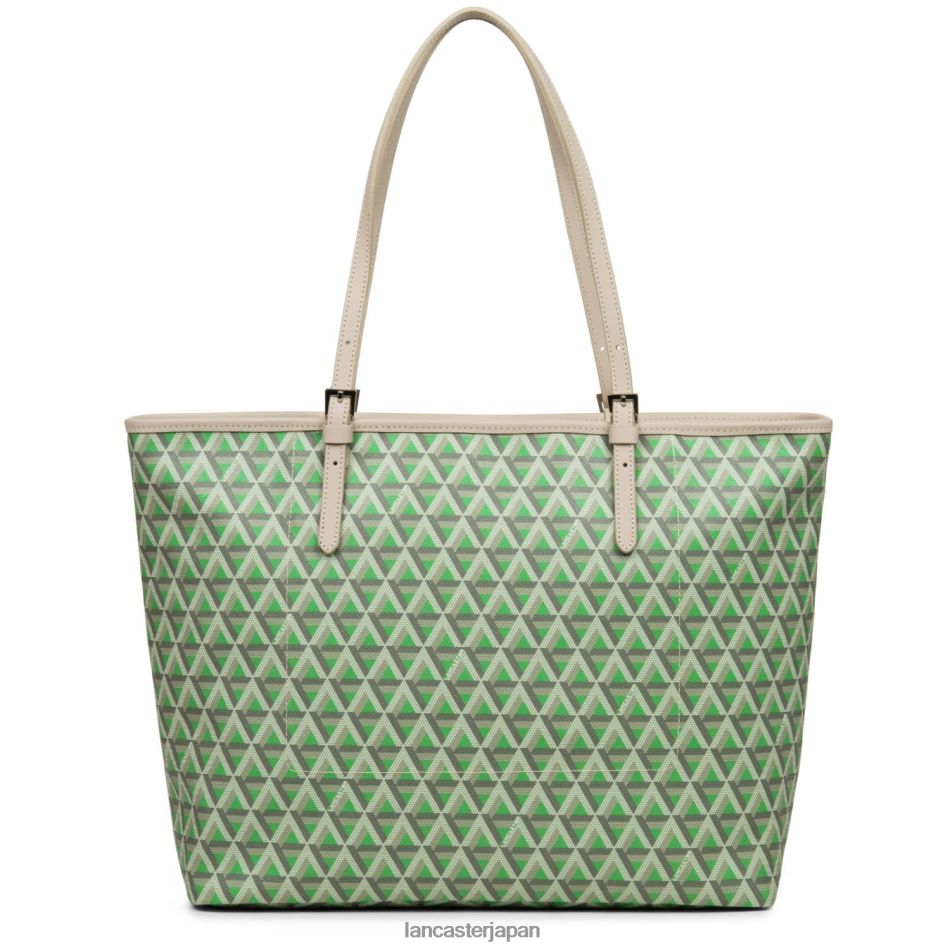 バッグ Lancaster Paris 大きなトートバッグのアイコン ヴェール プレーリーベージュ 女性 VB8ZLR2520