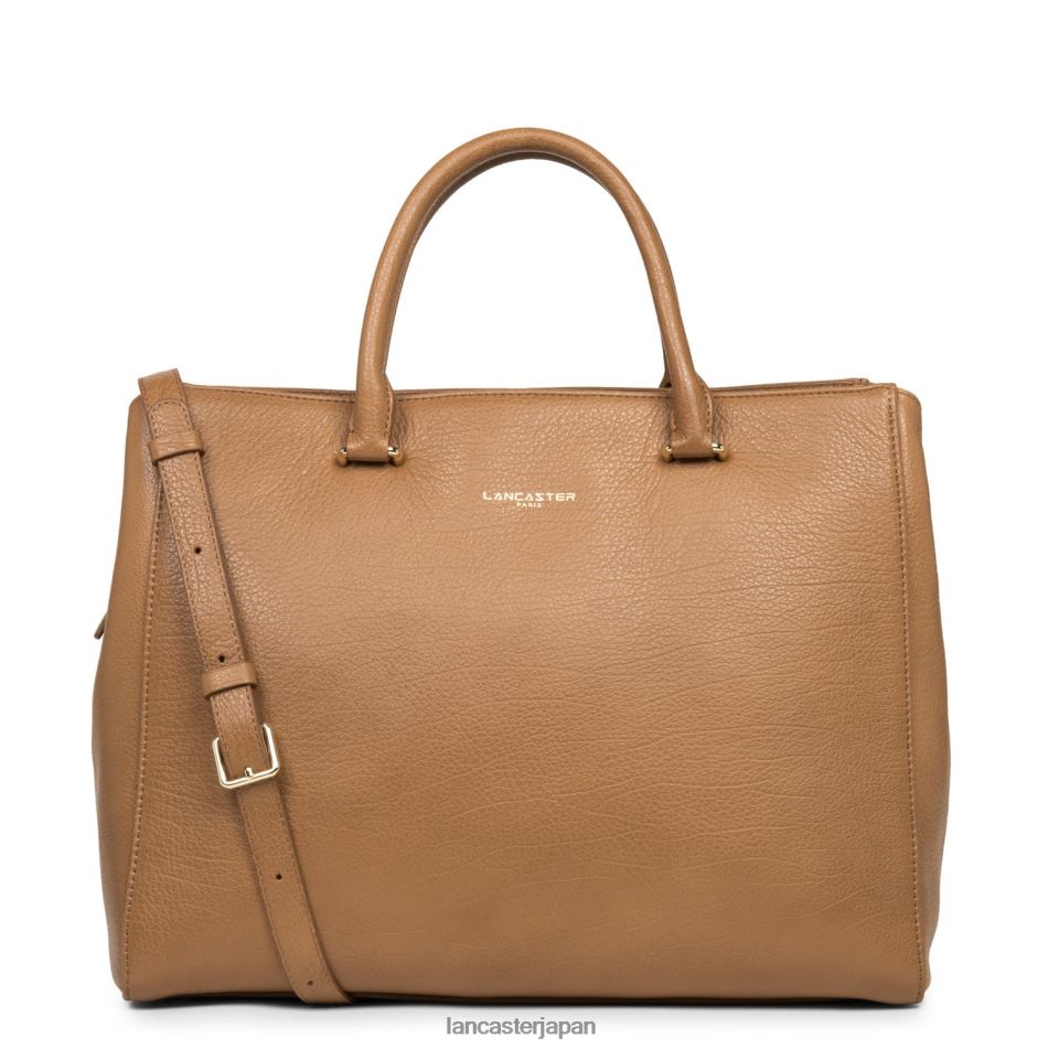 バッグ Lancaster Paris トートバッグ砂丘 キャメル 女性 VB8ZLR2618