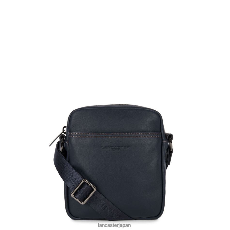 バッグ Lancaster Paris ミニソフトヴィンテージオム ブルーフォンスキャメル 女性 VB8ZLR287