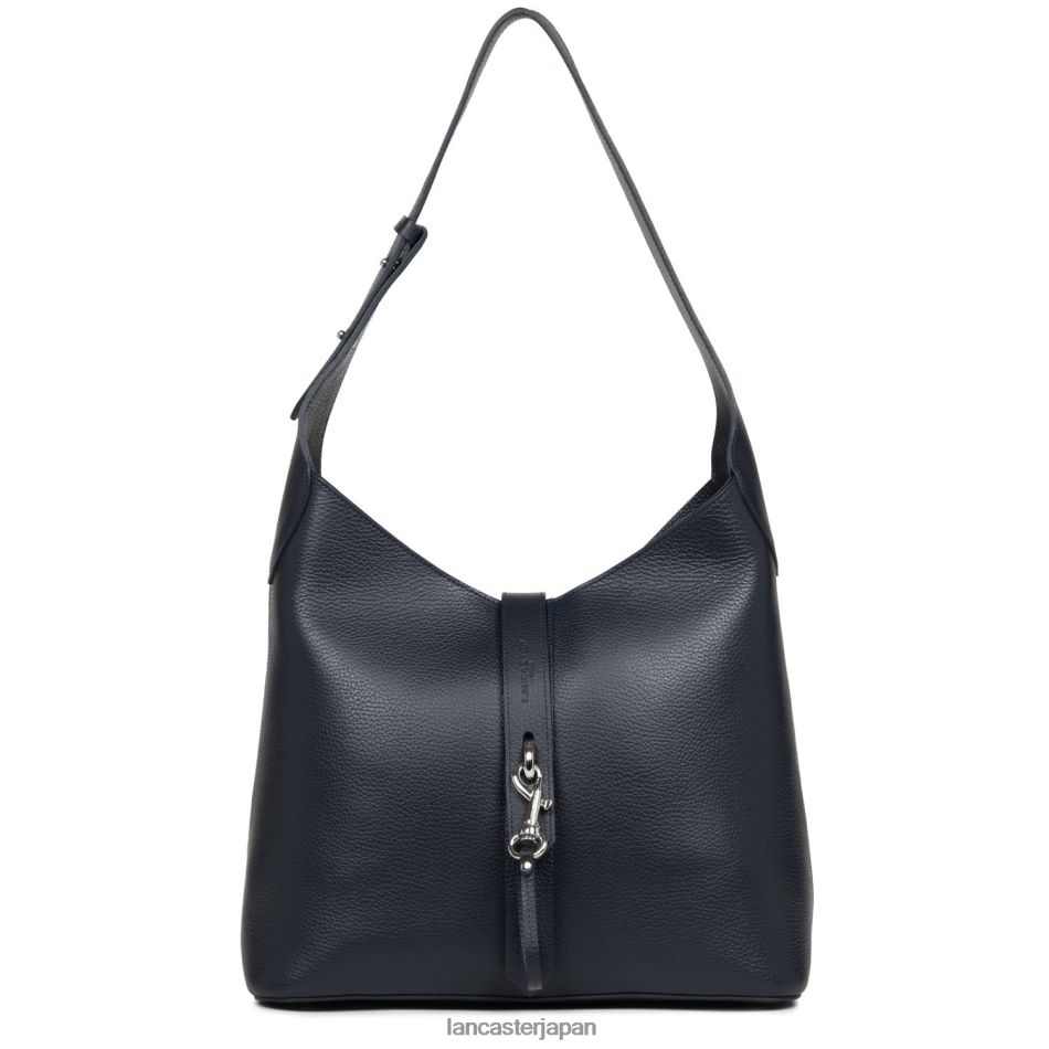 バッグ Lancaster Paris ラージ ホーボーバッグ フーロン ダブルフック ブルー・フォンセ・イン・アージャン 女性 VB8ZLR2879