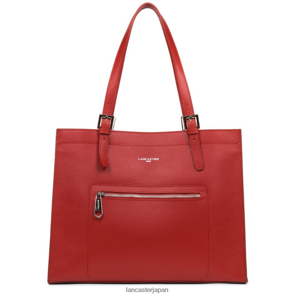 バッグ Lancaster Paris ラージトートバッグ フーロンヌ ダブル ルージュ・イン・プードル 女性 VB8ZLR2908