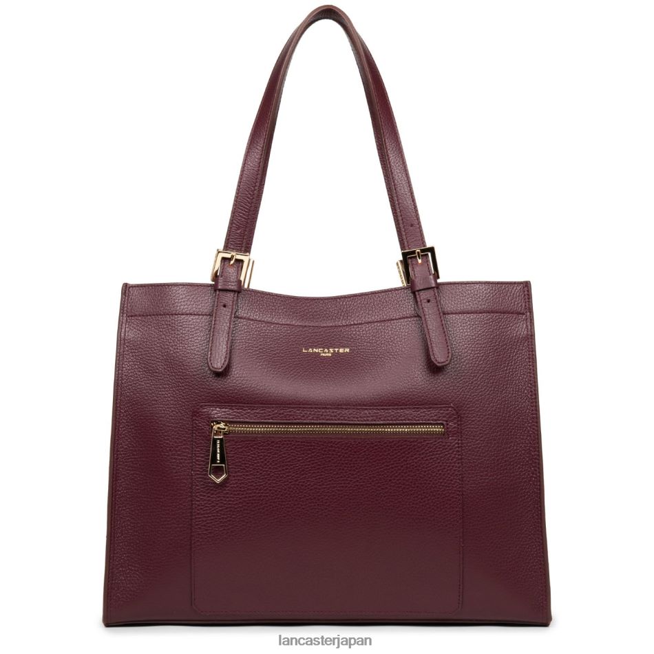 バッグ Lancaster Paris ラージトートバッグ フーロンヌ ダブル ポアプレインフクシア 女性 VB8ZLR2911