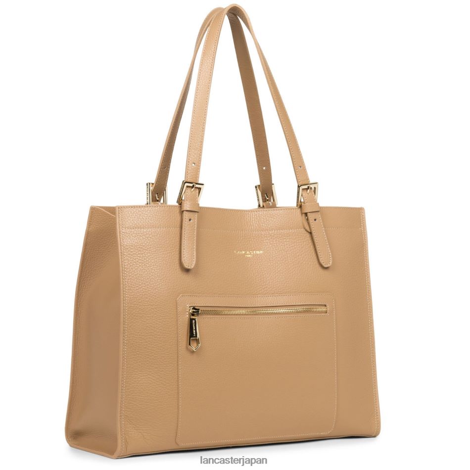バッグ Lancaster Paris ラージトートバッグ フーロンヌ ダブル ナチュレルインベージュ 女性 VB8ZLR2912