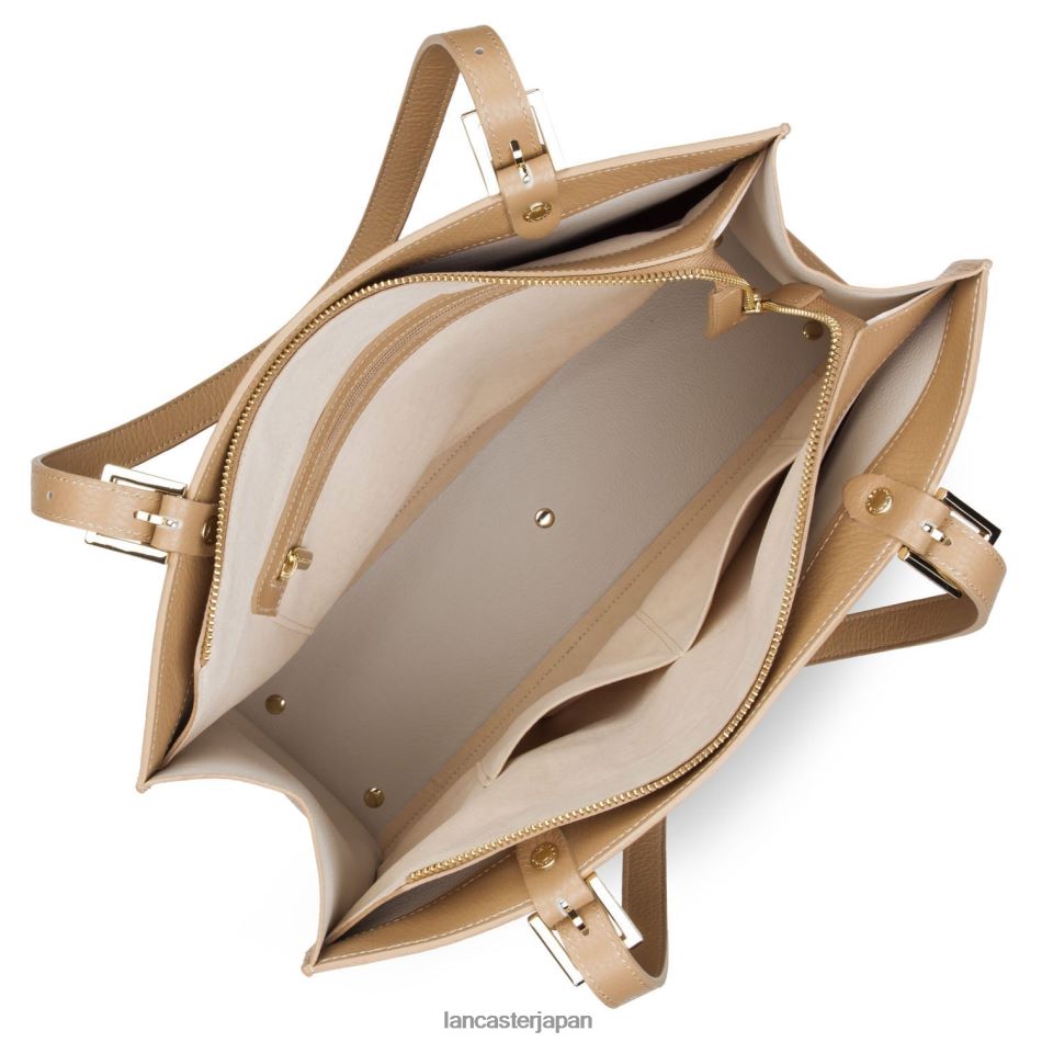 バッグ Lancaster Paris ラージトートバッグ フーロンヌ ダブル ナチュレルインベージュ 女性 VB8ZLR2912