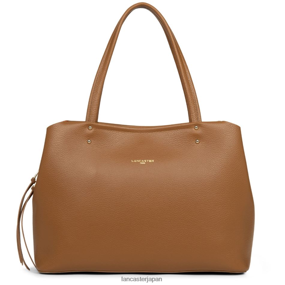 バッグ Lancaster Paris ラージトートバッグ フーロンヌ ダブル オレンジ色のラクダ 女性 VB8ZLR2913