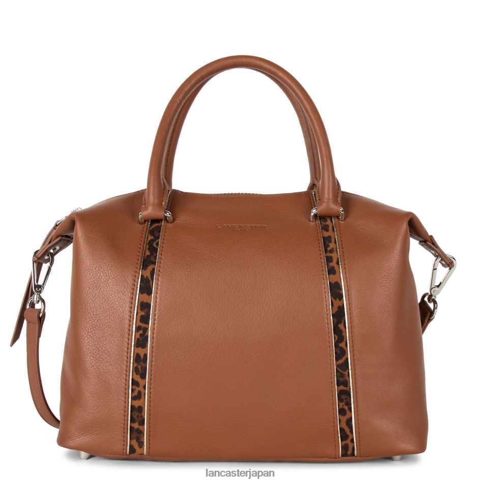 バッグ Lancaster Paris トートバッグ ソフトメロディー コニャックレオパード 女性 VB8ZLR2998