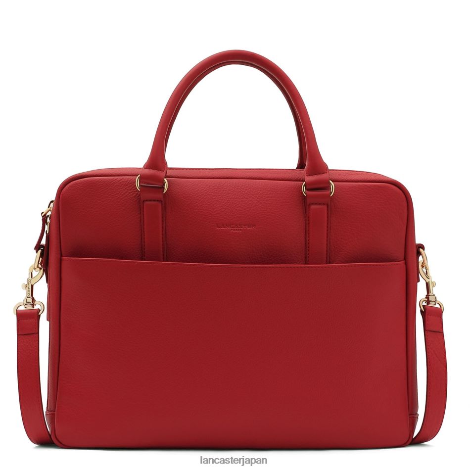 バッグ Lancaster Paris ポートフォリオ ドキュメント ホルダー バッグ マドモアゼル ビジネス ルージュ 女性 VB8ZLR3032