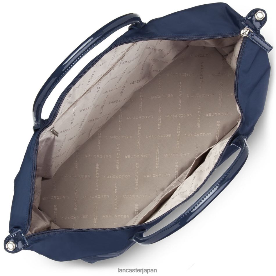 バッグ Lancaster Paris ウィークエンダーバッグ ベーシック ヴェルニ ブルーフォンセ 女性 VB8ZLR3064