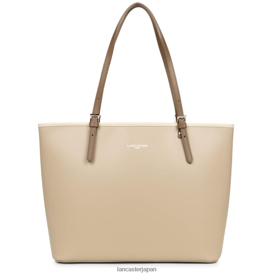 バッグ Lancaster Paris 大きめのトートバッグ スムース ヌード-ヌード クレア-ビジョン 女性 VB8ZLR3123