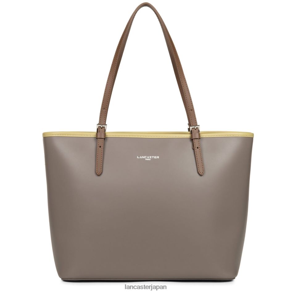 バッグ Lancaster Paris 大きめのトートバッグ スムース トープジンジャンブレビジョン 女性 VB8ZLR3126