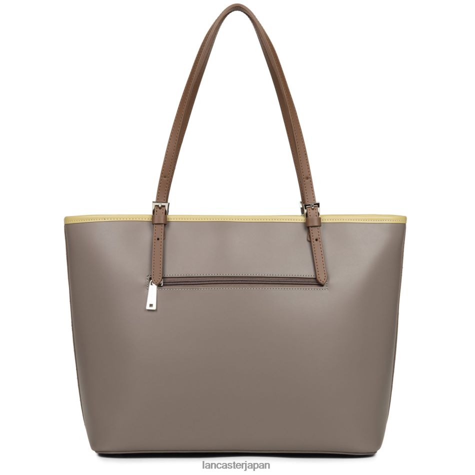 バッグ Lancaster Paris 大きめのトートバッグ スムース トープジンジャンブレビジョン 女性 VB8ZLR3126