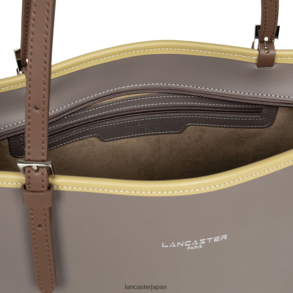 バッグ Lancaster Paris 大きめのトートバッグ スムース トープジンジャンブレビジョン 女性 VB8ZLR3126