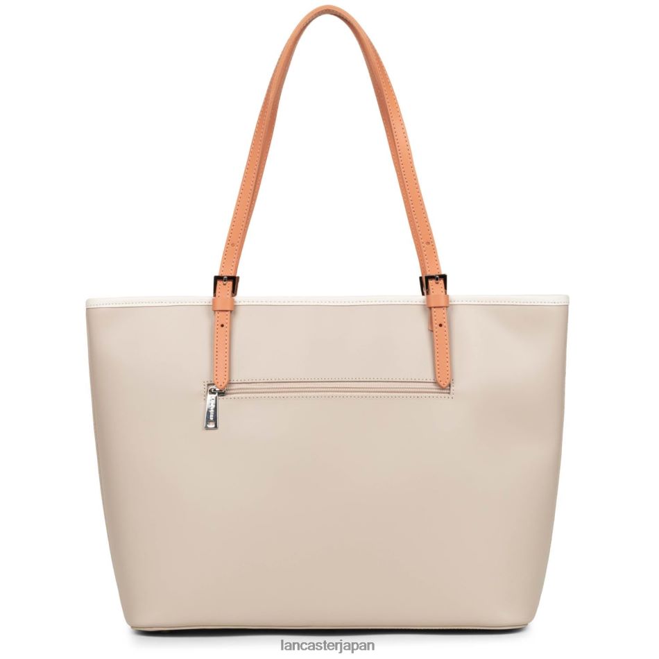 バッグ Lancaster Paris 大きめのトートバッグ スムース ガレ ローズエクリュ パッション 女性 VB8ZLR3137