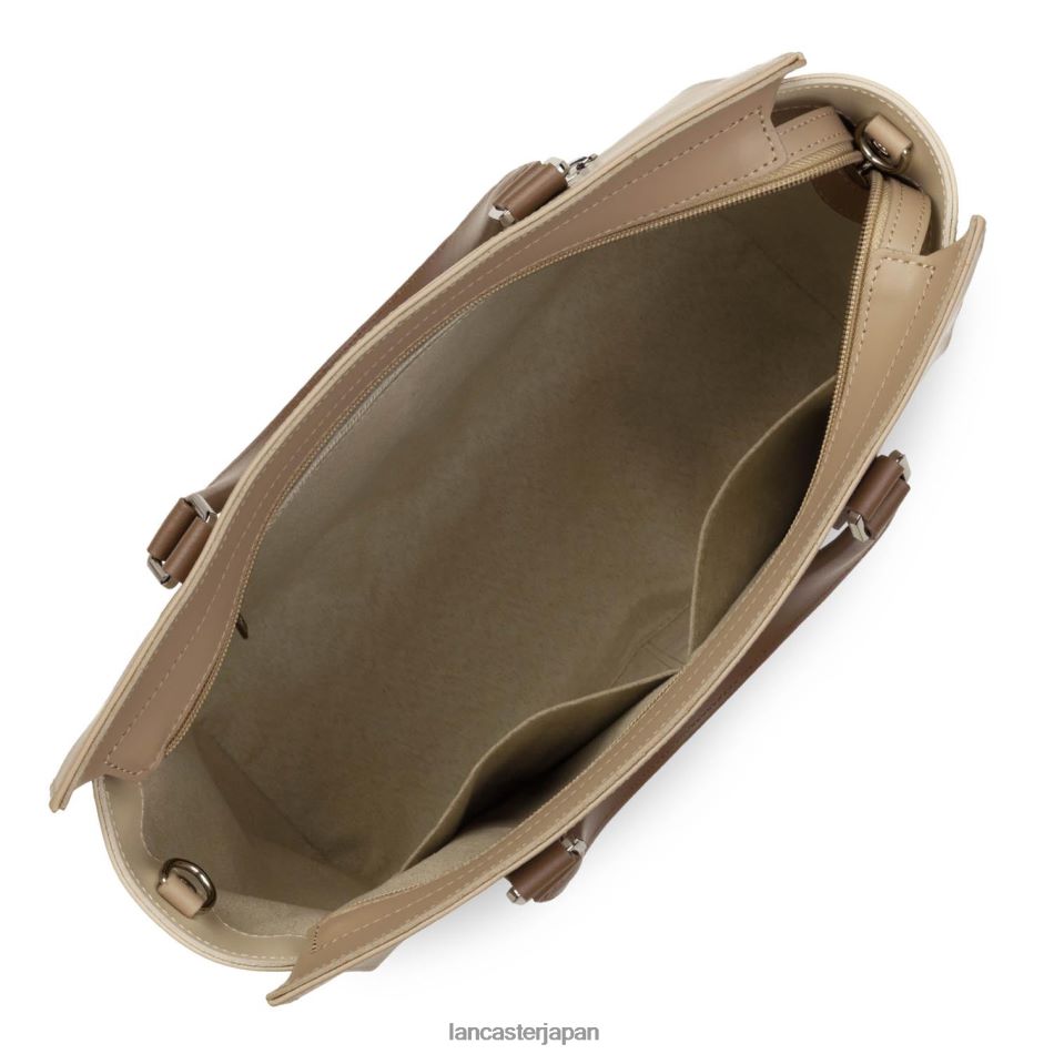 バッグ Lancaster Paris 大きめのトートバッグ スムース ヌード-ヌード クレア-ビジョン 女性 VB8ZLR3141