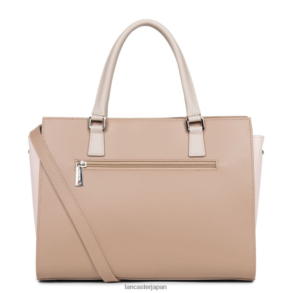 バッグ Lancaster Paris 大きめのトートバッグ スムース ヌードローズガレローズ 女性 VB8ZLR3153
