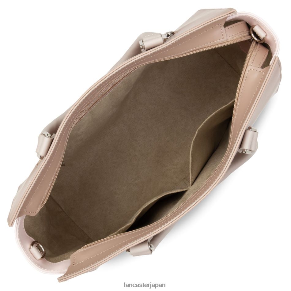 バッグ Lancaster Paris 大きめのトートバッグ スムース ヌードローズガレローズ 女性 VB8ZLR3153