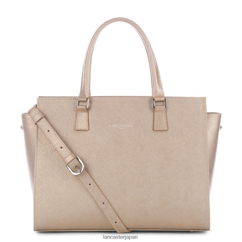 バッグ Lancaster Paris ハンドバッグ サフィアーノ アンタンポレル シャンパン 女性 VB8ZLR3162