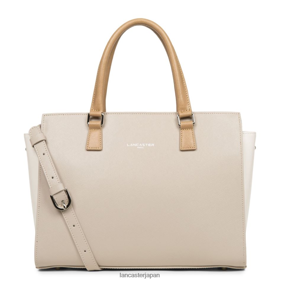 バッグ Lancaster Paris ハンドバッグ サフィアーノ アンタンポレル ガレ ローズ-エクリュ-ヌード 女性 VB8ZLR3166