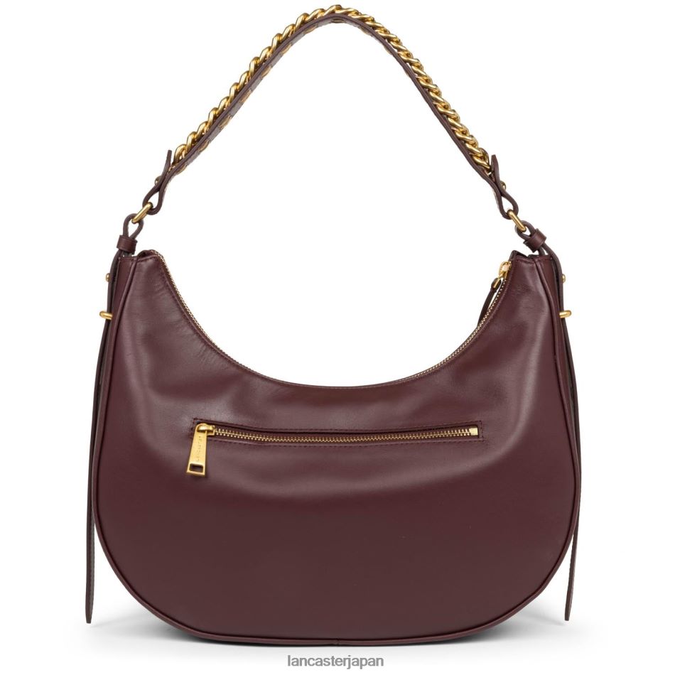 バッグ Lancaster Paris ラージホーボーバッグアリア ボルドー 女性 VB8ZLR3229