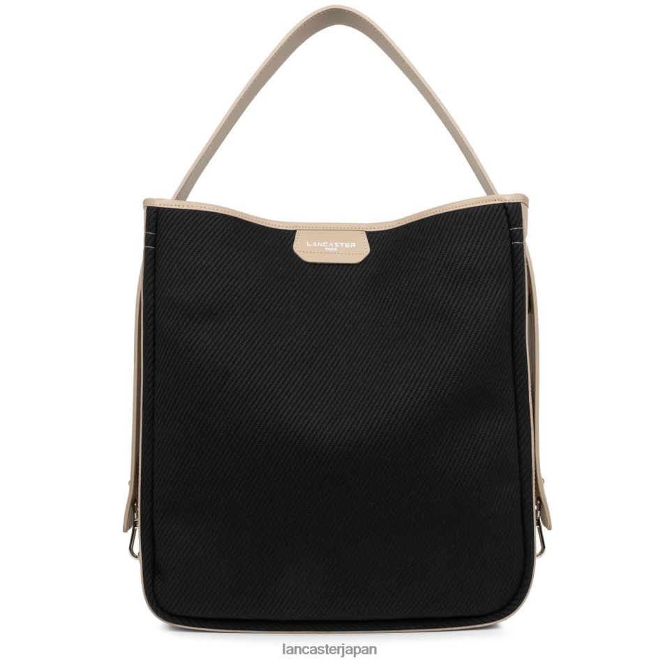 バッグ Lancaster Paris ラージ バケット バッグ アクチュアル ミディ ノワールヌード 女性 VB8ZLR3276