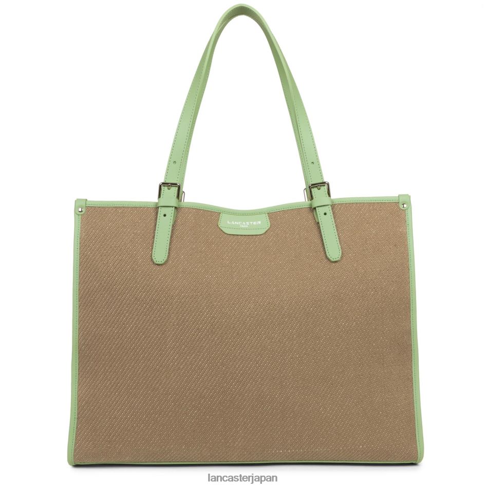 バッグ Lancaster Paris トートバッグ アクチュアルミディ ヌードジェイド 女性 VB8ZLR3281