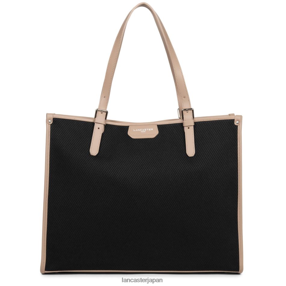 バッグ Lancaster Paris トートバッグ アクチュアルミディ ノワールヌード 女性 VB8ZLR3283