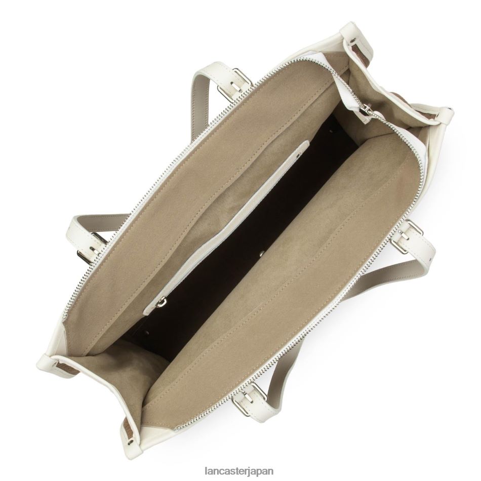 バッグ Lancaster Paris トートバッグ アクチュアルミディ ヌードエクリュ 女性 VB8ZLR3284