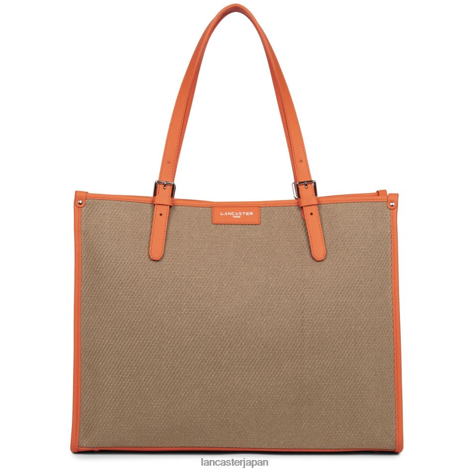バッグ Lancaster Paris トートバッグ アクチュアルミディ オレンジ 女性 VB8ZLR3287