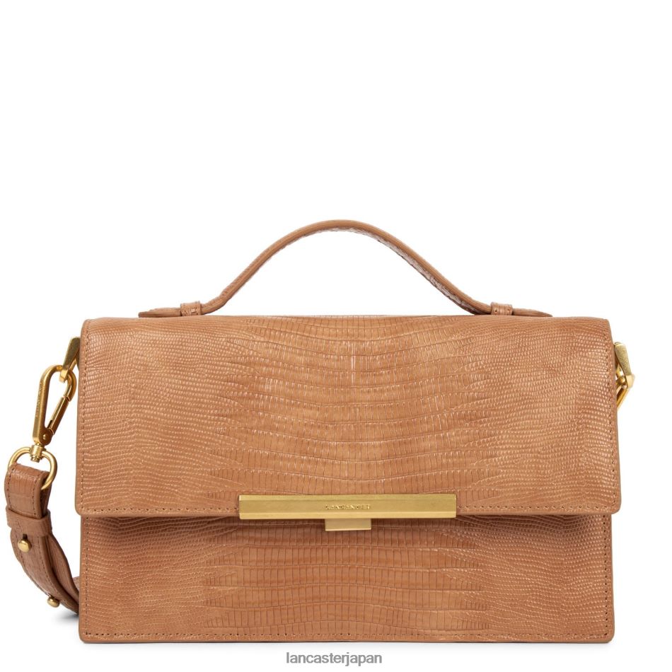 バッグ Lancaster Paris ハンドバッグエキゾチックリー ラクダトカゲ 女性 VB8ZLR3344